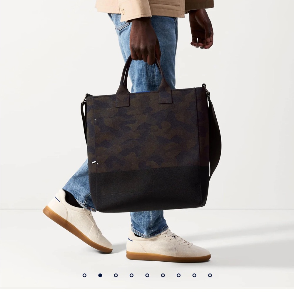 Rothy's The Carryall, NWT, Navy + Tan